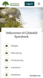 Mobile Screenshot of gildeskaal-sparebank.no